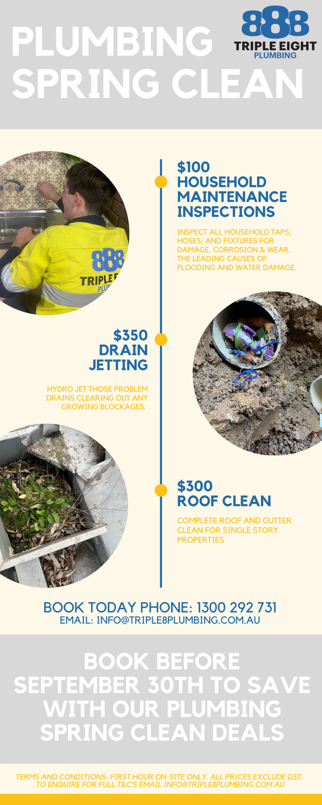 Plumbing Spring Clean guide